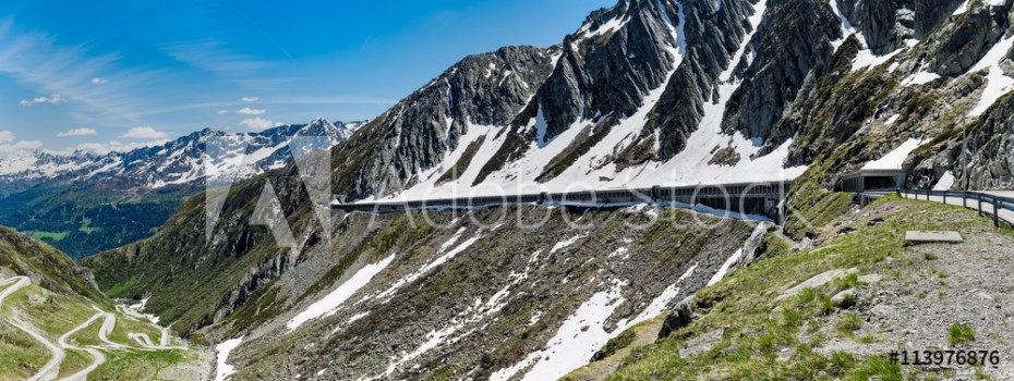 Picture of Tunnel am St Gotthard Pass Schweizer Alpen